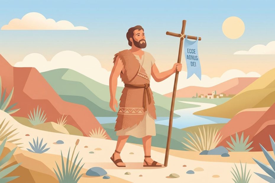 Heiliger Johannes (Baptist) - Illustration prière catholique